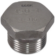 Threaded Fitting, Rustfri, ISO 4144, Prop, 1/4", AISI316