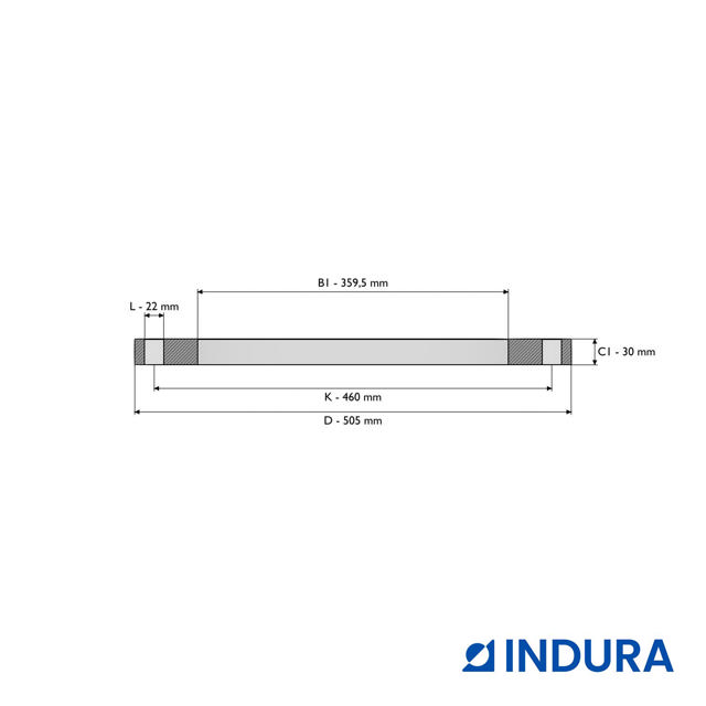Plate flange