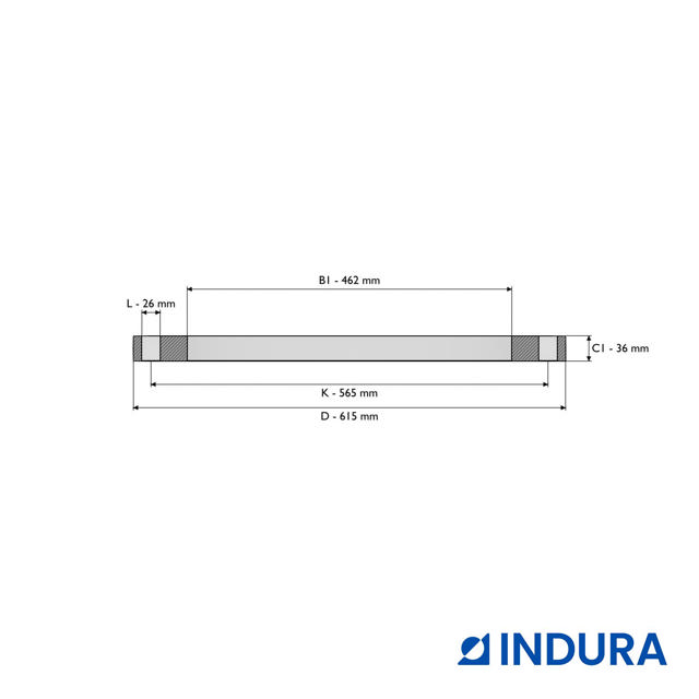 Plate flange