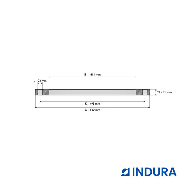 Plate flange