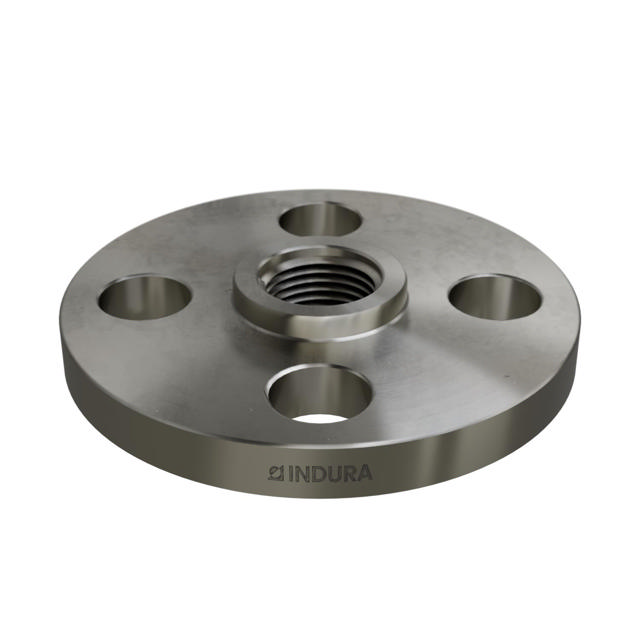 Flanges, Stainless, ASME B16.5, Threaded flange, 150 lbs, RF, 1/2", AISI316L, 1.4404