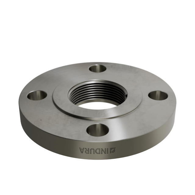Flanges, Stainless, ASME B16.5, Threaded flange, 150 lbs, RF, 1 1/2", AISI316L, 1.4404