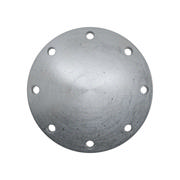 Flanges, HDG, Sort, EN 1092-1, Blindflange, T:05, PN10, A, DN200, S235JR, 1.0038, 