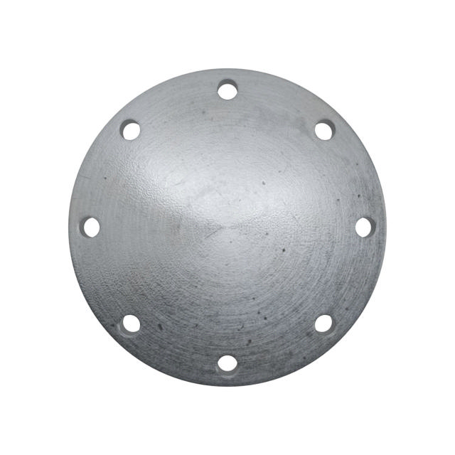 Flanges, HDG, Sort, EN 1092-1, Blindflange, T:05, PN10, A, DN200, S235JR, 1.0038, 