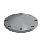 Flanges, HDG, Sort, EN 1092-1, Blindflange, T:05, PN10, A, DN200, S235JR, 1.0038, 