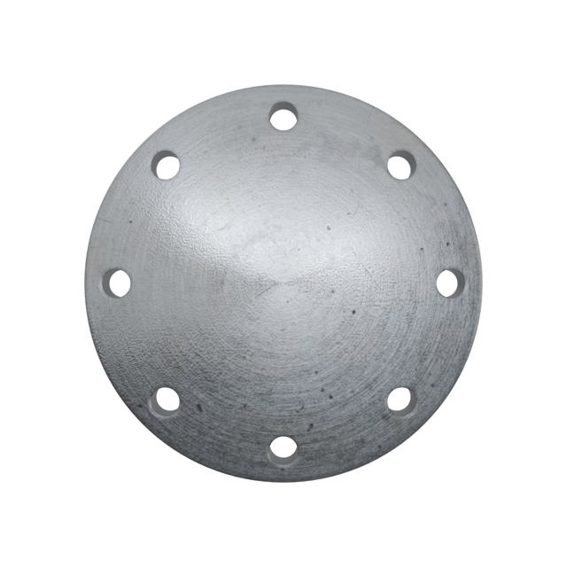Flanges, HDG, Sort, EN 1092-1, Blindflange, T:05, PN10-16, A, DN125, S235JR, 1.0038, 