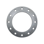 Flanges, HDG, Sort, EN 1092-1, Løsflange, T:02, PN16, A, DN200, 216,0, S235JR, 1.0038, MET