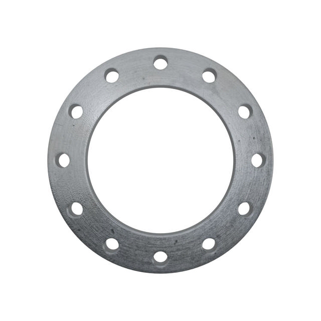 Flanges, HDG, Sort, EN 1092-1, Løsflange, T:02, PN16, A, DN200, 216,0, S235JR, 1.0038, MET