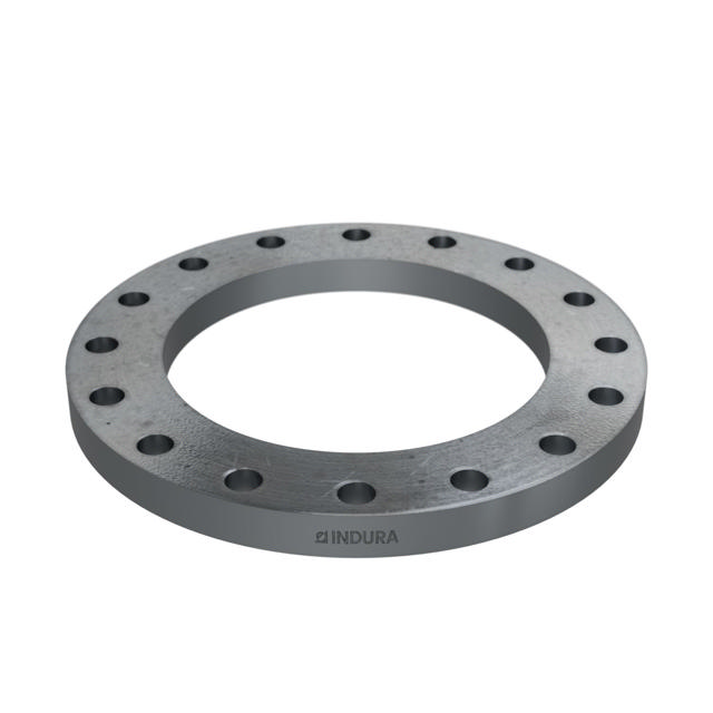 Flanges, HDG, Carbon, EN 1092-1, Loose plate flange, T:02, PN25, A, DN400, 406,4, S235JR, 1.0038, ISO