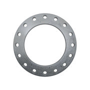 Flanges, HDG, Carbon, EN 1092-1, Loose plate flange, T:02, PN25, A, DN400, 406,4, S235JR, 1.0038, ISO