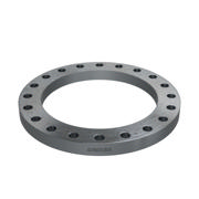 Flanges, HDG, Sort, EN 1092-1, Løsflange, T:02, PN25, A, DN450, 462,0, S235JR, 1.0038, MET