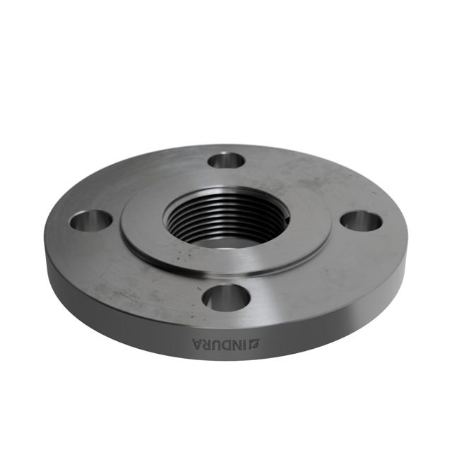 Flanges, Sort, EN 1092-1, Gevindflange, T:13, PN6, B1, DN32, 1 1/4", P250GH, 1.0460, 