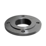 Flanges, Sort, EN 1092-1, Gevindflange, T:13, PN6, B1, DN65, 2 1/2", P250GH, 1.0460, 