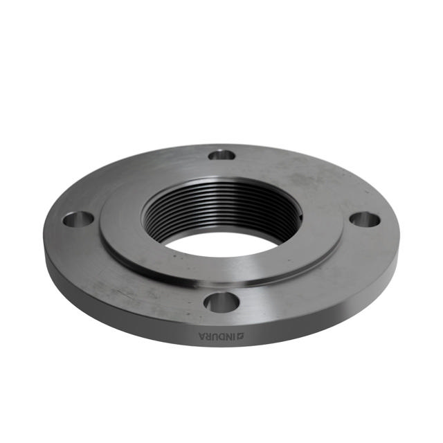 Flanges, Sort, EN 1092-1, Gevindflange, T:13, PN6, B1, DN65, 2 1/2", P250GH, 1.0460, 