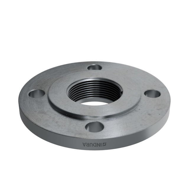 Flanges, HDG, Carbon, EN 1092-1, Threaded flange, T:13, PN6, B1, DN40, 1 1/2", P250GH, 1.0460, 
