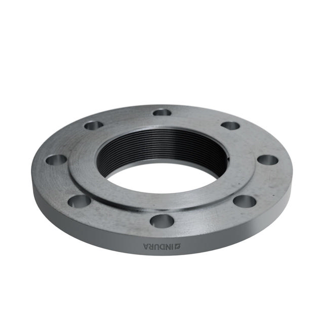 Flanges, HDG, Sort, EN 1092-1, Gevindflange, T:13, PN10-16, B1, DN100, 4", P250GH, 1.0460, 