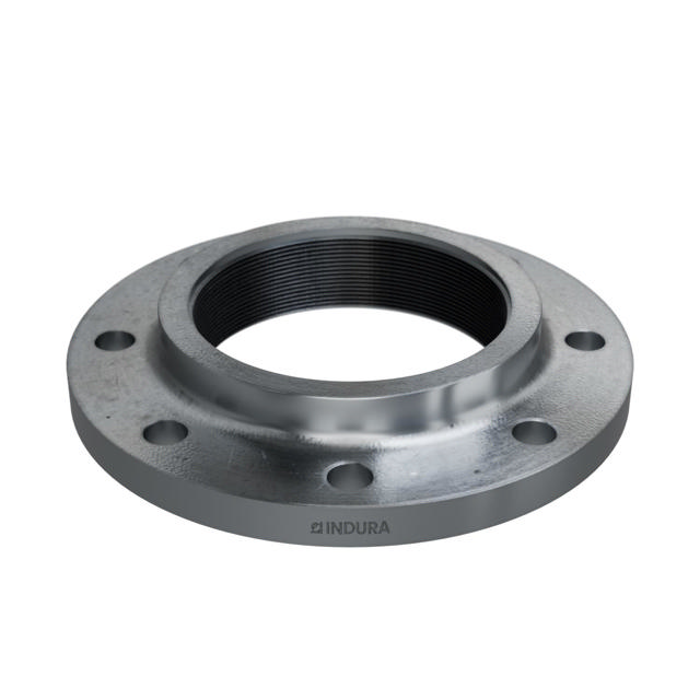 Flanges, FVE, Kohlenstoffstahl, EN 1092-1, Gewindeflansch, T:13, PN10-16, B1, DN125, 5", P250GH, 1.0460, 