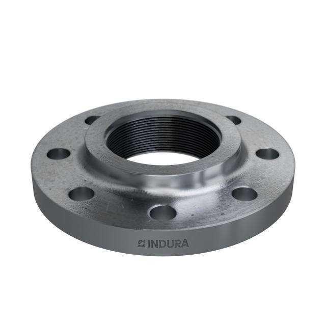 Flanges, HDG, Carbon, EN 1092-1, Threaded flange, T:13, PN25-40, B1, DN80, 3", P250GH, 1.0460, 