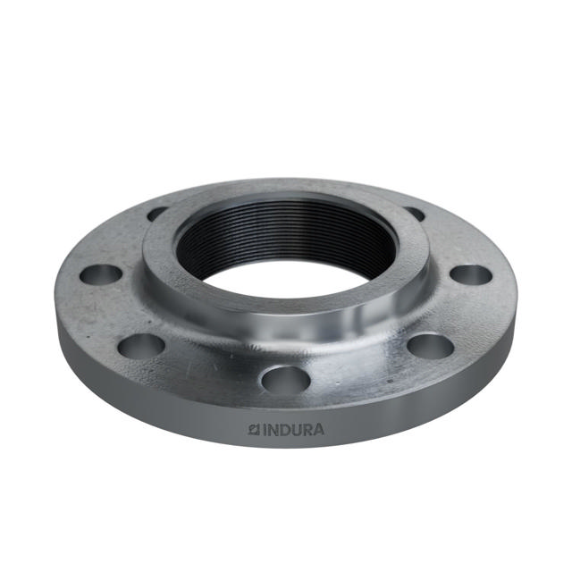 Flanges, FVE, Kohlenstoffstahl, EN 1092-1, Gewindeflansch, T:13, PN25-40, B1, DN100, 4", P250GH, 1.0460, 