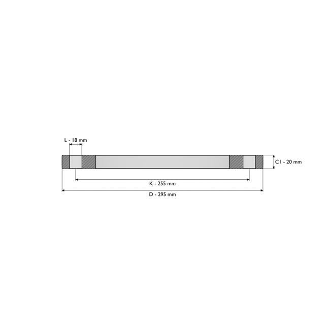 Plate flange