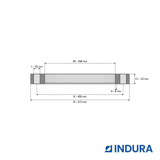 Loose plate flange