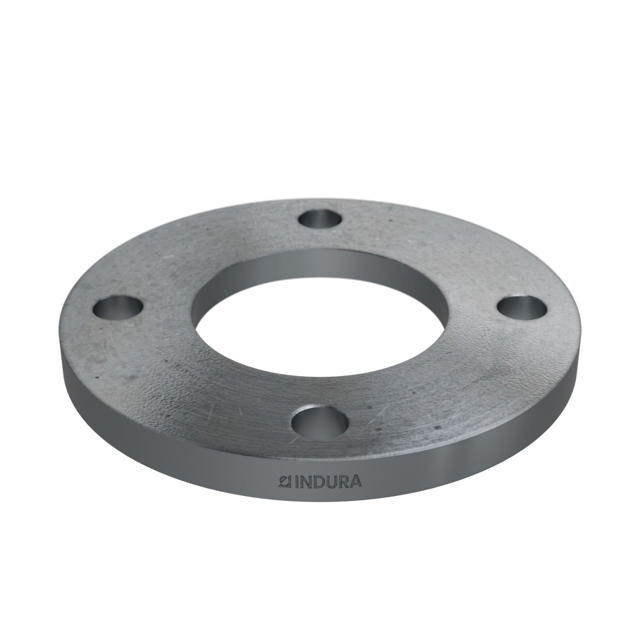 Flanges, HDG, Sort, EN 1092-1, Løsflange, T:02, PN16, A, DN65, 65,0, S235JR, 1.0038, 