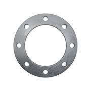 Flanges, HDG, Sort, EN 1092-1, Løsflange, T:02, PN10-16, A, DN150, 180,0, S235JR, 1.0038, 