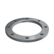Flanges, HDG, Sort, EN 1092-1, Løsflange, T:02, PN10, A, DN200, 200,0, S235JR, 1.0038, 