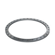 Flanges, HDG, Sort, EN 1092-1, Løsflange, T:02, PN10, A, DN1200, 1200,0, S235JR, 1.0038, 