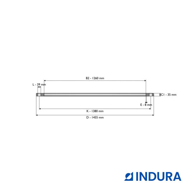 Loose plate flange
