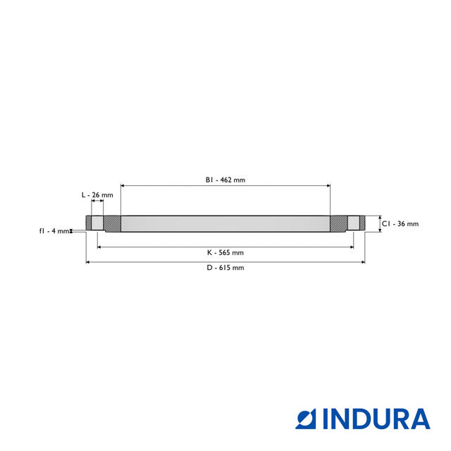 Plate flange