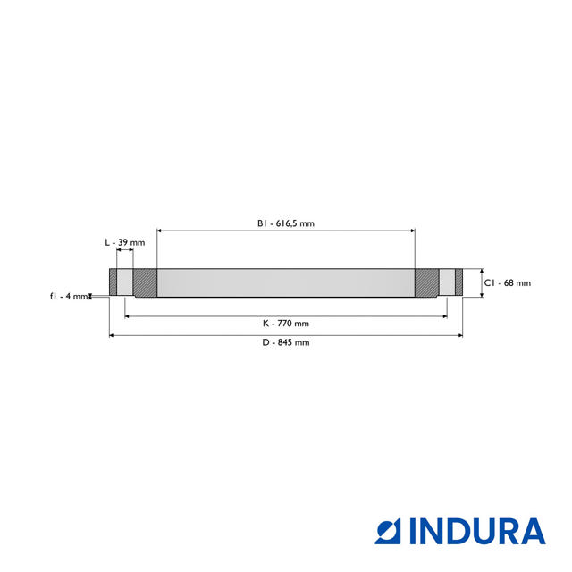 Plate flange