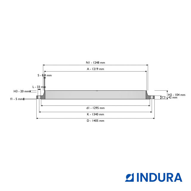 Weld-neck flange