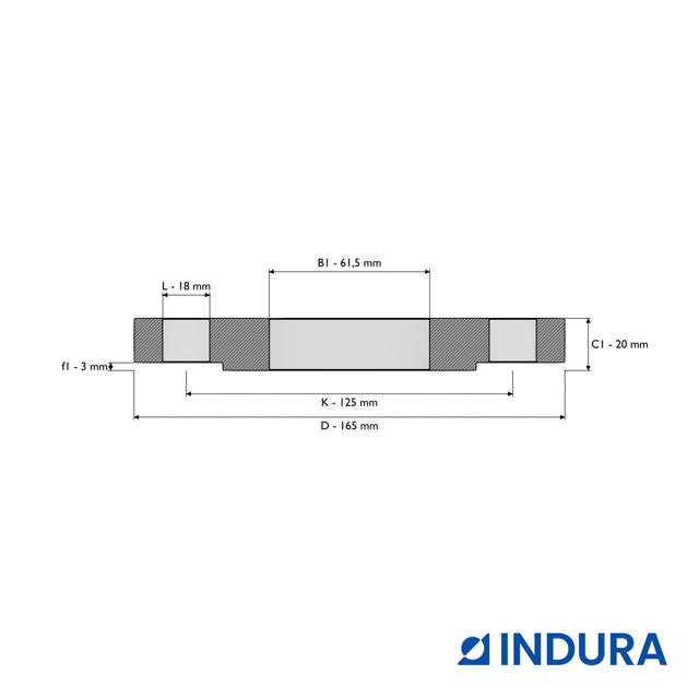 Plate flange