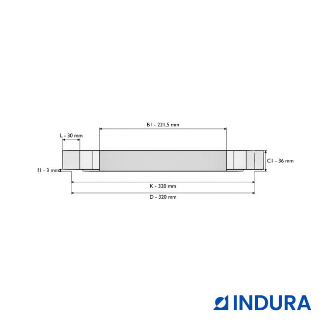 Plate flange