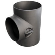 Butt-Weld Fitting, Stal węglowa, EN10253-2, T:A, Trójnik, 914/813, P235GH-TC1, 1.0345