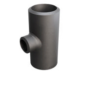 Butt-Weld Fitting, Stal węglowa, EN10253-2, T:A, Trójnik, 60,3/33,7, P235GH-TC1, 1.0345