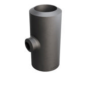 Butt-Weld Fitting, Kohlenstoffstahl, EN10253-2, T:A, T-Stück, 60,3/26,9, P235GH-TC1, 1.0345
