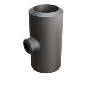 Butt-Weld Fitting, Stal węglowa, EN10253-2, T:A, Trójnik, 76,1/33,7, P235GH-TC1, 1.0345