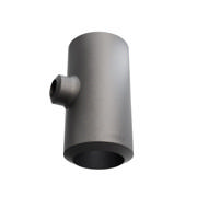Butt-Weld Fitting, Stal węglowa, EN10253-2, T:A, Trójnik, 76,1/33,7, P235GH-TC1, 1.0345