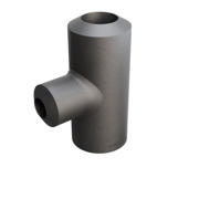 Butt-Weld Fitting, Stal węglowa, EN10253-2, T:A, Trójnik, 48,3/33,7, P235GH-TC1, 1.0345