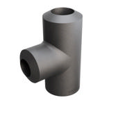 Butt-Weld Fitting, Kohlenstoffstahl, EN10253-2, T:A, T-Stück, 48,3/42,4, P235GH-TC1, 1.0345