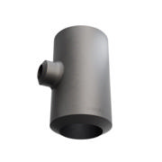 Butt-Weld Fitting, Kohlenstoffstahl, EN10253-2, T:A, T-Stück, 114,3/48,3, P235GH-TC1, 1.0345