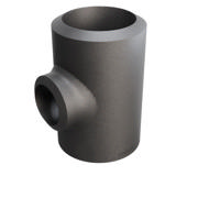 Butt-Weld Fitting, Sort, EN10253-2, T:A, Tee, 273/168,3, P235GH-TC1, 1.0345