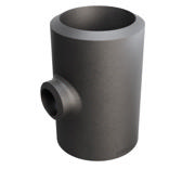 Butt-Weld Fitting, Kohlenstoffstahl, EN10253-2, T:A, T-Stück, 323,9/139,7, P235GH-TC1, 1.0345