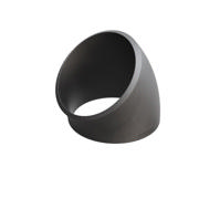 Butt-Weld Fitting, Sort, EN10253-2, T:A, Svejsebøjning, 139,7, P235GH-TC1, 1.0345