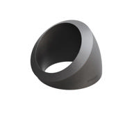 Butt-Weld Fitting, Sort, EN10253-2, T:A, Svejsebøjning, 42,4, P235GH-TC1, 1.0345