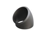Butt-Weld Fitting, Sort, EN10253-2, T:A, Svejsebøjning, 457, P235GH-TC1, 1.0345