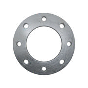 Flanges, HDG, Sort, EN 1092-1, Løsflange, T:02, PN10-16, A, DN100, 128,0, S235JR, 1.0038, MET