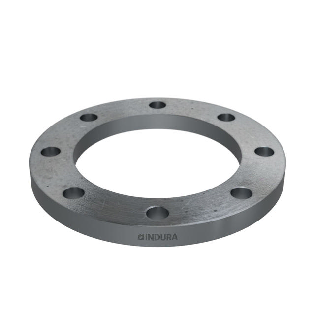 Flanges, HDG, Sort, EN 1092-1, Løsflange, T:02, PN10-16, A, DN150, 188,0, S235JR, 1.0038, MET